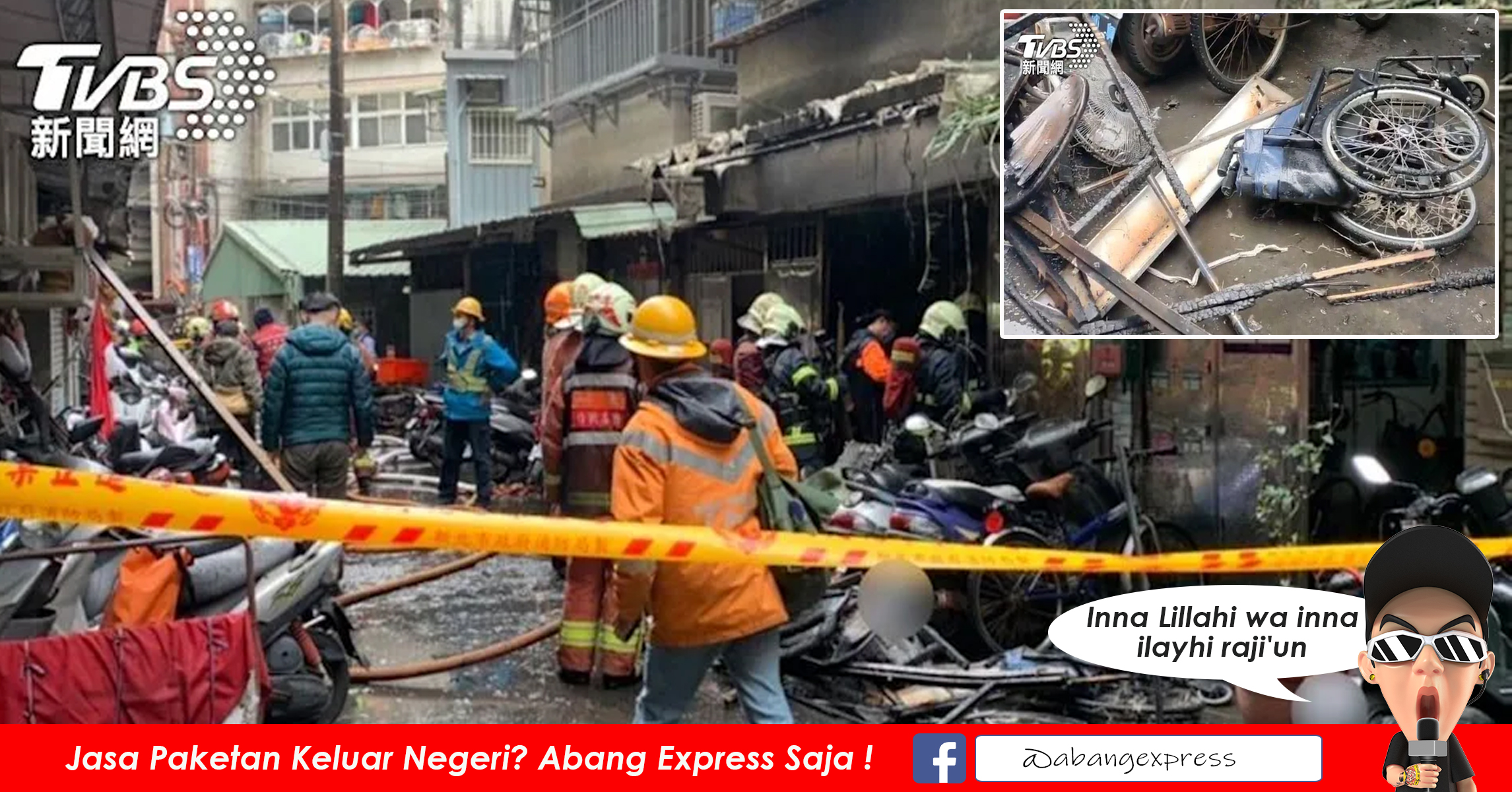 Read more about the article Tabung Gas Meledak, PMI Berhasil Selamat Tapi Ama yang Dijaganya Tewas Terbakar