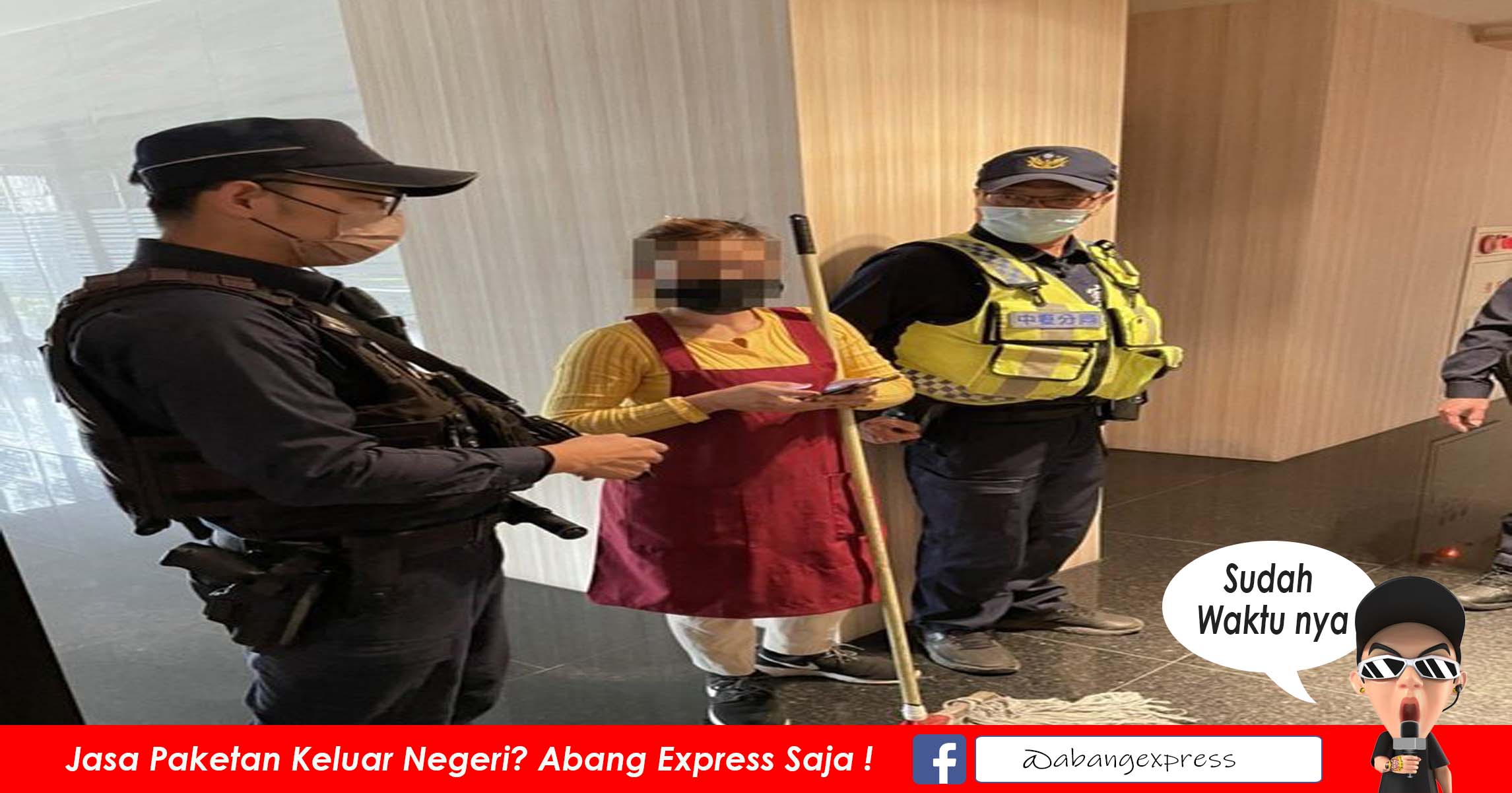 Read more about the article Seorang PMI Ilegal Terciduk Polisi Ketika Sedang Mengepel Lantai