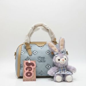 DISNEY STORE TAS SEOOOCOOKIE DENIM + BONEKA KELINCI UNGGU