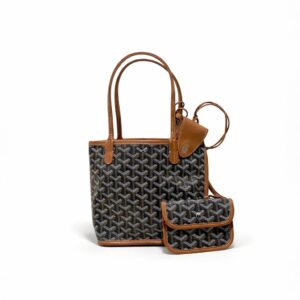 TAS GOYARD SMALL TOTE BAG BROWN