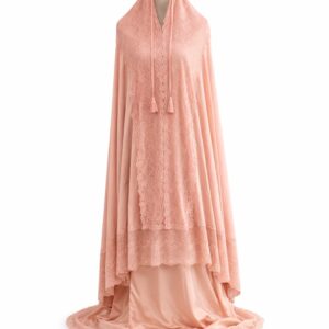 QUIMEI Mukena Satin Premium pink muda OS